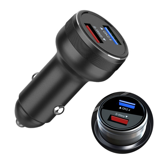 DASH / WARP 30W Car Flash Charger for OnePlus (Black)-garmade.com