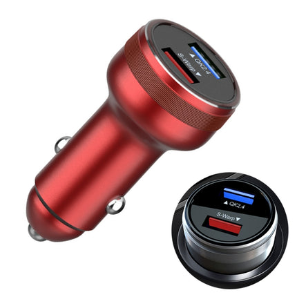 DASH / WARP 30W Car Flash Charger for OnePlus (Red)-garmade.com