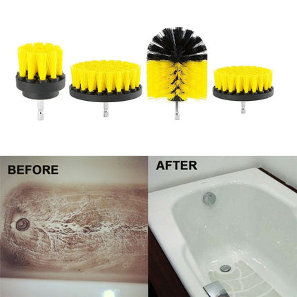 22 in 1 Floor Wall Window Glass Cleaning Descaling Electric Drill Brush Head Set-garmade.com