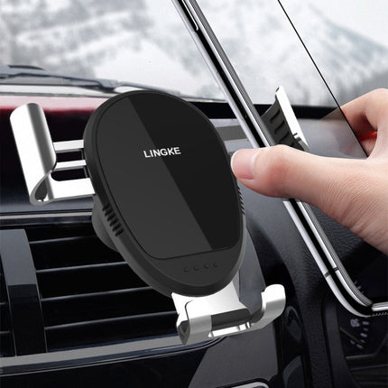 LINGKE Car Air Outlet Snap-in Gravity Mobile Phone Holder-garmade.com