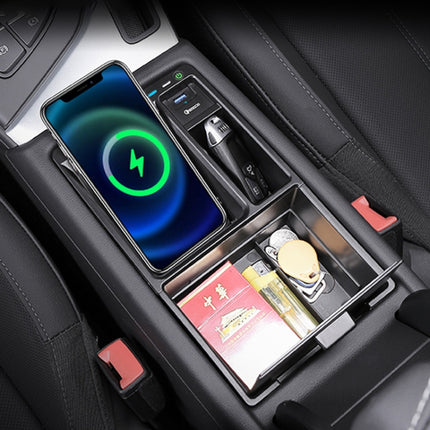 HFC-1050 Car Qi Standard Wireless Charger 10W Quick Charging for Audi A4L 2017-2022, Left Driving-garmade.com
