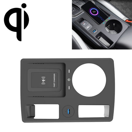 HFC-1054 Car Qi Standard Wireless Charger 15W / 10W Quick Charging for Audi Q3 2019-2022, Left Driving-garmade.com