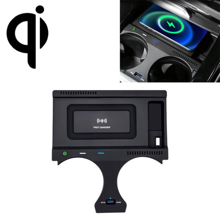 HFC-1015 Car Qi Standard Wireless Charger 10W Quick Charging for BMW X3 2018-2021, Left and Right Driving-garmade.com