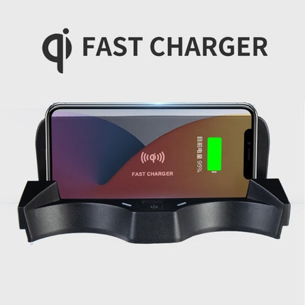 HFC-1012 Car Qi Standard Wireless Charger 10W Quick Charging for BMW X1 2016-2019, Left Driving-garmade.com
