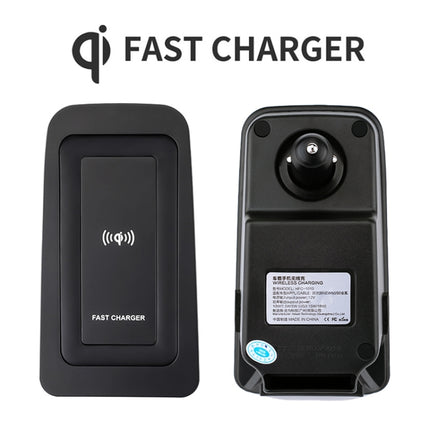 HFC-1010 Car Qi Standard Wireless Charger 10W Quick Charging for Volvo S60 2020-2022, Left and Right Driving-garmade.com