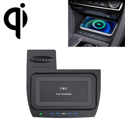 HFC-1001 Car Qi Standard Wireless Charger 10W Quick Charging for Honda Civic 10th Gen. 2019-2021, Left Driving-garmade.com