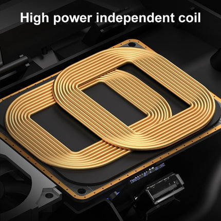 HFC-1001 Car Qi Standard Wireless Charger 10W Quick Charging for Honda Civic 10th Gen. 2019-2021, Left Driving-garmade.com