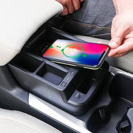 HFC-1003-01 Car Qi Standard Wireless Charger 10W Quick Charging for Honda CR-V 2017-2022, Left and Right Driving-garmade.com