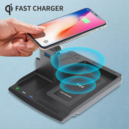 HFC-1005 Car Qi Standard Wireless Charger 10W Quick Charging for Honda Accord 2018-2022, Left Driving-garmade.com