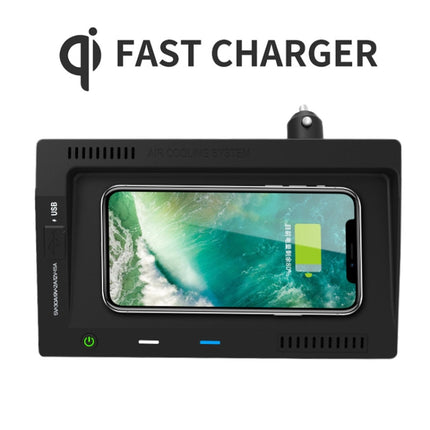HFC-1031 Car Qi Standard Wireless Charger 10W Quick Charging for Volkswagen Teramont 2018-2020, Left Driving-garmade.com