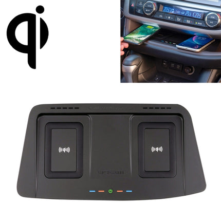 HFC-1061 Car Qi Standard Wireless Charger 10W Quick Charging for Toyota Highlander 2015-2021, Left Driving-garmade.com