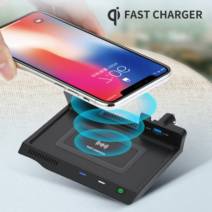 HFC-1040 Car Qi Standard Wireless Charger 10W Quick Charging for Nissan Teana 2019-2021, Left Driving-garmade.com