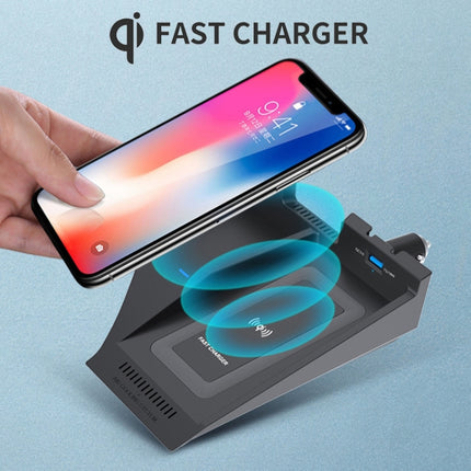 HFC-1042 Car Qi Standard Wireless Charger 10W Quick Charging for Nissan Sylphy 2020-2022, Left Driving-garmade.com