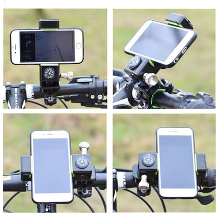 Bicycle / Motorcycle Anti-theft Anti-take Off Mobile Phone Holder without Light (Black)-garmade.com