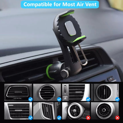 Multifunctional Car Air Conditioner Air Outlet Phone Holder (Black)-garmade.com