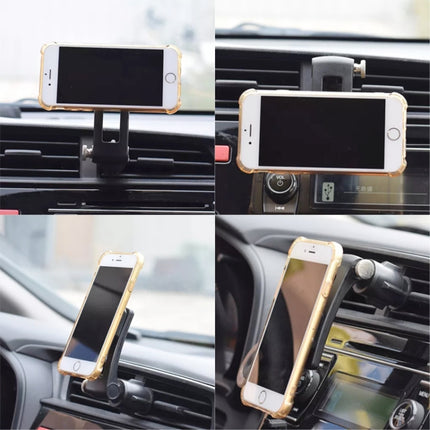 Multifunctional Car Air Conditioner Air Outlet Magnetic Phone Holder (Black)-garmade.com
