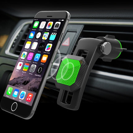 Multifunctional Car Air Conditioner Air Outlet Magnetic Phone Holder (Black)-garmade.com