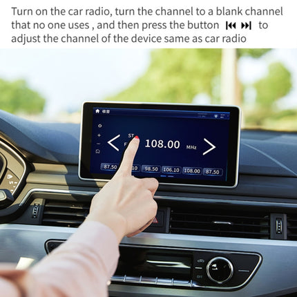 Car Bluetooth MP3 Player Audio FM Transmitter with Ambient Light-garmade.com