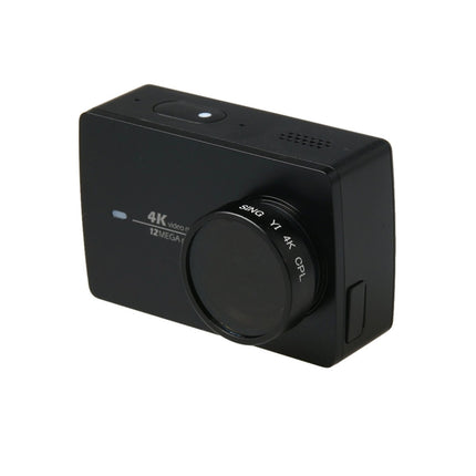 SING for Xiaomi Xiaoyi Yi II Sport Action Camera Proffesional 4K CPL Filter(Black)-garmade.com