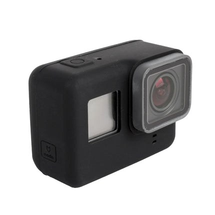 For GoPro HERO5 Silicone Housing Protective Case Cover Shell(Black)-garmade.com