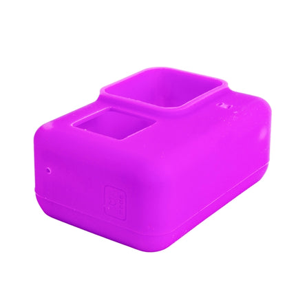 For GoPro HERO5 Silicone Housing Protective Case Cover Shell(Purple)-garmade.com
