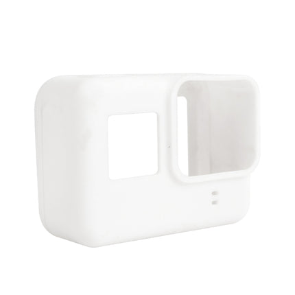 For GoPro HERO5 Silicone Housing Protective Case Cover Shell(White)-garmade.com