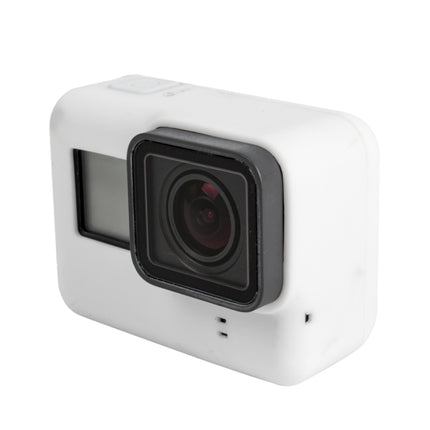 For GoPro HERO5 Silicone Housing Protective Case Cover Shell(White)-garmade.com