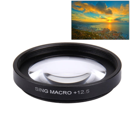 JUNESTAR Proffesional 37mm 12.5X Macro Lens Filter + Lens Protective Cap for GoPro & Xiaomi Xiaoyi Yi Sport Action Camera-garmade.com