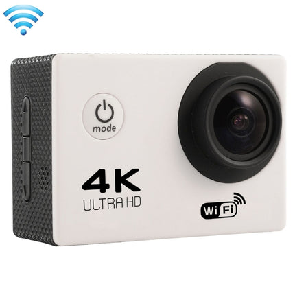 F60 2.0 inch Screen 170 Degrees Wide Angle WiFi Sport Action Camera Camcorder with Waterproof Housing Case, Support 64GB Micro SD Card(White)-garmade.com
