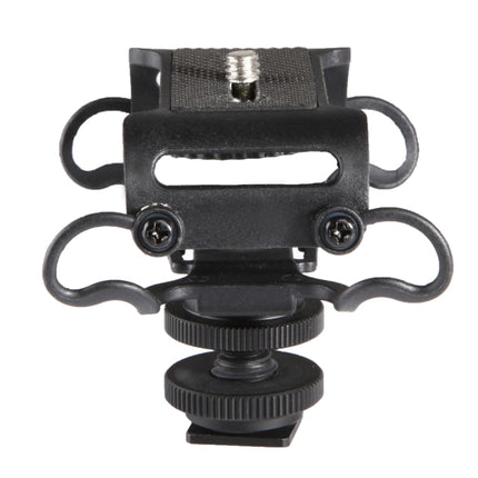 BOYA BY-C10 Universal Camera Microphone Shockmount with Hot Shoe Mount(Black)-garmade.com