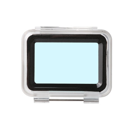 Waterproof Case + Touch Back Cover + Color Lens Filter for GoPro HERO10 Black / HERO9 Black (Red)-garmade.com