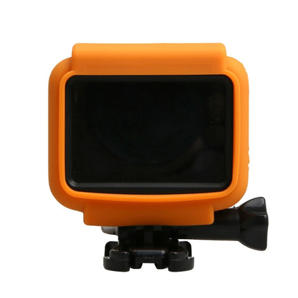 Original for GoPro HERO5 Silicone Border Frame Mount Housing Protective Case Cover Shell(Orange)-garmade.com