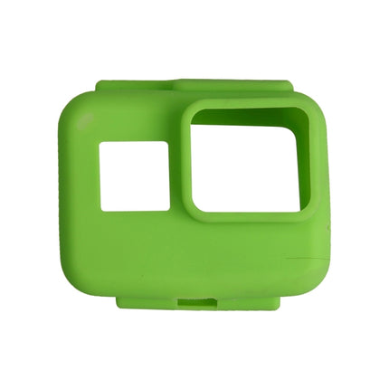 Original for GoPro HERO5 Silicone Border Frame Mount Housing Protective Case Cover Shell(Green)-garmade.com