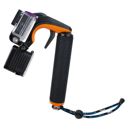 TMC HR391 Shutter Trigger Floating Hand Grip / Diving Surfing Buoyancy Stick with Adjustable Anti-lost Hand Strap for GoPro HERO4 /3+ /3, Xiaomi Xiaoyi Sport Camera(Orange)-garmade.com