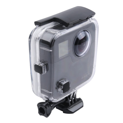 40m Waterproof Housing Protective Case for GoPro Fusion, with Buckle Basic Mount & Screw & Wrench-garmade.com