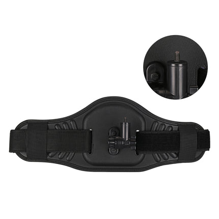 Waist Belt Mount Strap with Adapter & Screw for GoPro HERO10 Black / HERO9 Black / HERO8 Black / HERO7 /6 /5 /5 Session /4 Session /4 /3+ /3 /2 /1, Insta360 ONE R, DJI Osmo Action and Other Action Cameras(Black)-garmade.com
