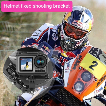 Cycling Helmet Adhesive Multi-Joint Arm Fixed Mount Set with J-Hook Buckle Mount & Screw for DJI Osmo Action, GoPro HERO9 Black / HERO8 Black /7 /6 /5 /5 Session /4 Session /4 /3+ /3 /2 /1, Xiaoyi and Other Action Cameras-garmade.com