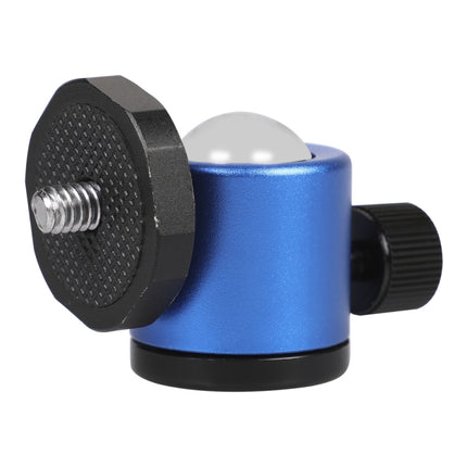 Mini 360 Degree Rotation Panoramic Metal Ball Head for DSLR & Digital Cameras (Blue)-garmade.com