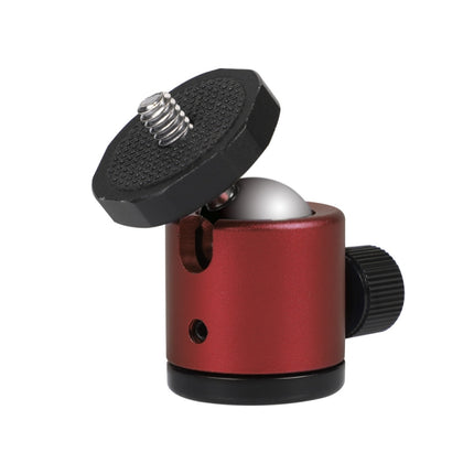 Mini 360 Degree Rotation Panoramic Metal Ball Head for DSLR & Digital Cameras (Red)-garmade.com
