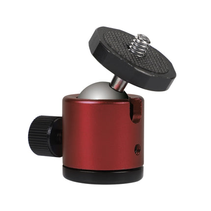 Mini 360 Degree Rotation Panoramic Metal Ball Head for DSLR & Digital Cameras (Red)-garmade.com