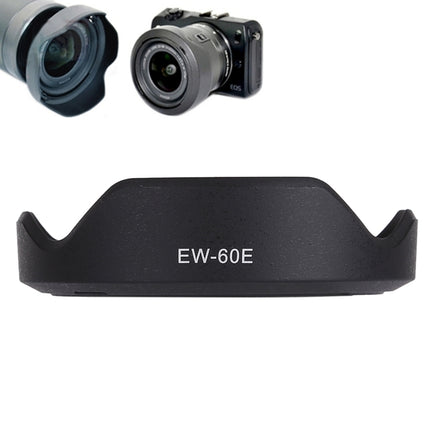EW-60E Lens Hood Shade for Canon EF-M 11-22mm f/4-5.6 IS STM Lens-garmade.com