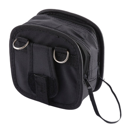9PCS Nylon Filter Bag with Strap, Size:14×12×6cm(Black)-garmade.com