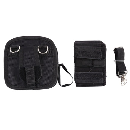 9PCS Nylon Filter Bag with Strap, Size:14×12×6cm(Black)-garmade.com