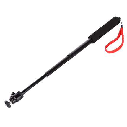 Universal 360 degree Selfie Stick with Red Rope for Gopro, Cellphone, Compact Cameras with 1/4 Threaded Hole, Length: 210mm-525mm-garmade.com