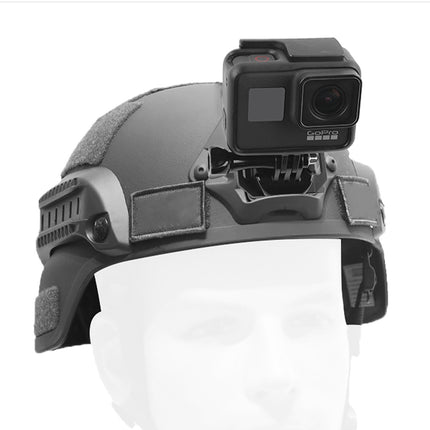 GP193 Aluminium Alloy Helmet Selfie Stand for GoPro HERO 1/2/3/3+/4/5 Session/6/7 , Xiaoyi and 4K 2 Generation Sports Camera-garmade.com