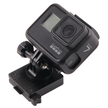GP244-B Aluminum Mount for GoPro HERO10 Black / HERO9 Black / HERO8 Black /7 /6 /5 /5 Session /4 Session /4 /3+ /3 /2 /1, DJI Osmo Action, Xiaoyi and Other Action Cameras and NVG Mount Base-garmade.com