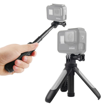 GP446 Multifunctional Mini Fixed Tripod for GoPro HERO10 Black / HERO9 Black / HERO8 Black /7 /6 /5 /5 Session /4 Session /4 /3+ /3 /2 /1, DJI Osmo Action, Xiaoyi and Other Action Cameras(Grey)-garmade.com