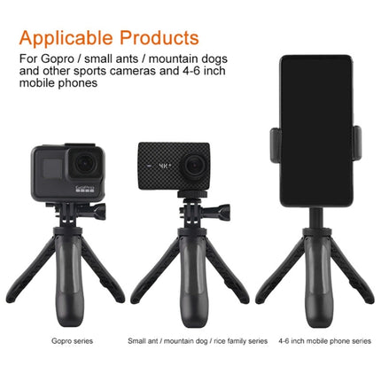 GP446 Multifunctional Mini Fixed Tripod for GoPro HERO10 Black / HERO9 Black / HERO8 Black /7 /6 /5 /5 Session /4 Session /4 /3+ /3 /2 /1, DJI Osmo Action, Xiaoyi and Other Action Cameras(Blue)-garmade.com