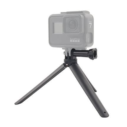 GP456 Tripod Bracket for GoPro HERO10 Black / HERO9 Black / HERO8 Black /7 /6 /5 /5 Session /4 Session /4 /3+ /3 /2 /1, DJI Osmo Action, Xiaoyi and Other Action Cameras and 4-6.8 inch Phones-garmade.com