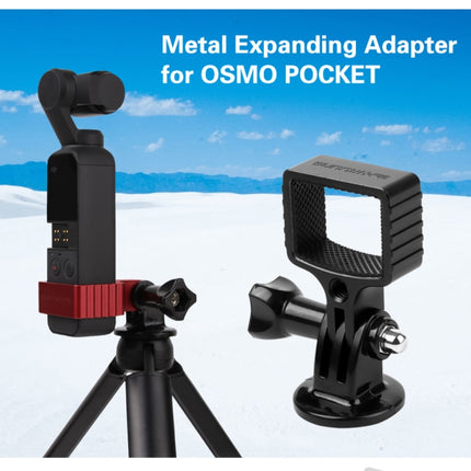 Sunnylife OP-Q9192 Metal Adapter Bracket for DJI OSMO Pocket(Red)-garmade.com